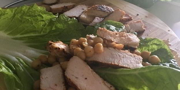 весенняя шаурма из пекинской капусты с индейкой