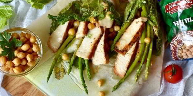 весенняя шаурма из пекинской капусты с индейкой