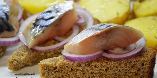 скумбрия маринованная