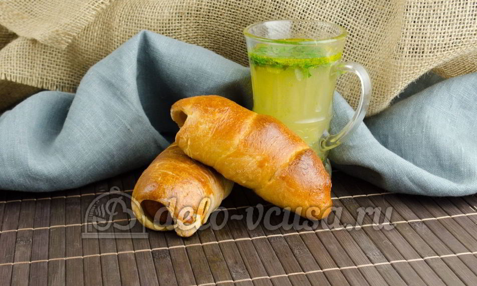 Рецепт сосисок в дрожжевом тесте