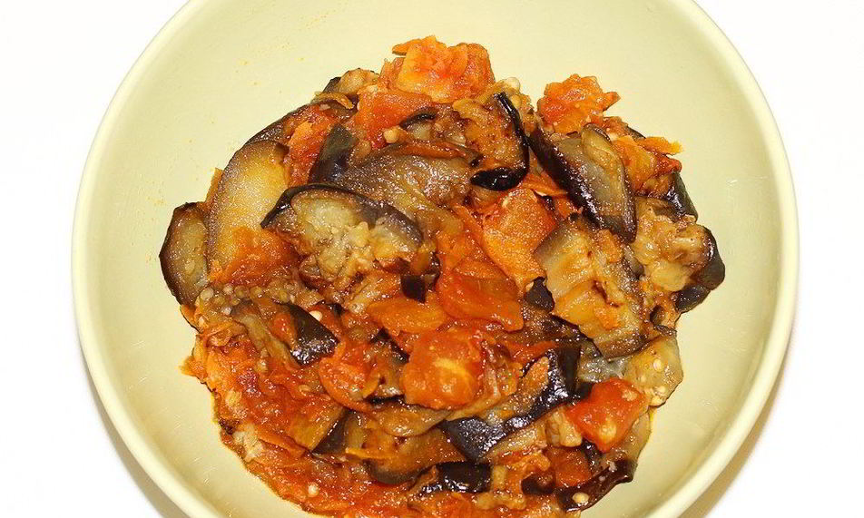 Рецепт соте из баклажанов