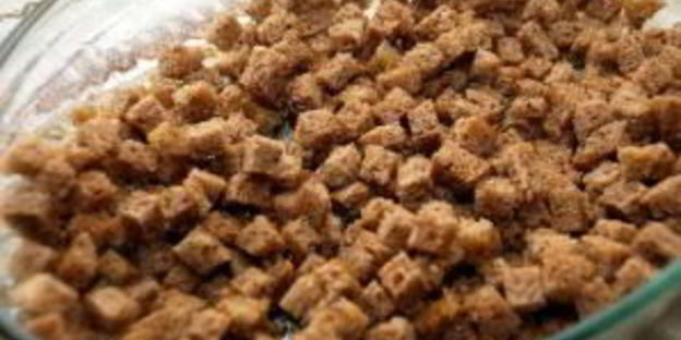 сухарики на сковороде