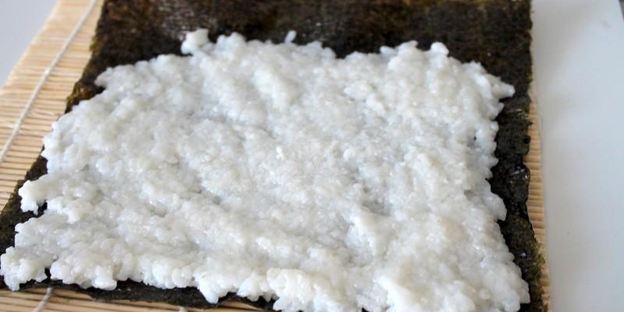 домашние суши с креветками