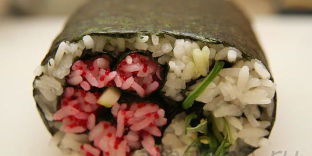 кадзари-суши цветок