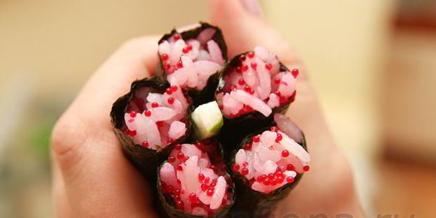 кадзари-суши цветок