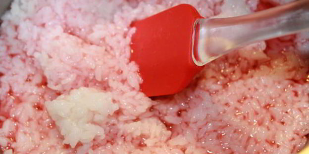 салатные суши башенки