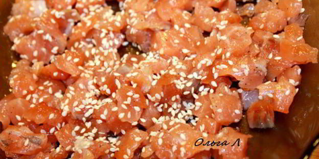 салатные суши башенки