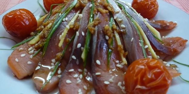 сашими из лосося