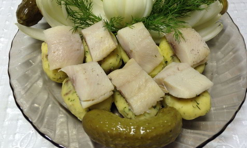 Рецепт суш из селедки и картофеля