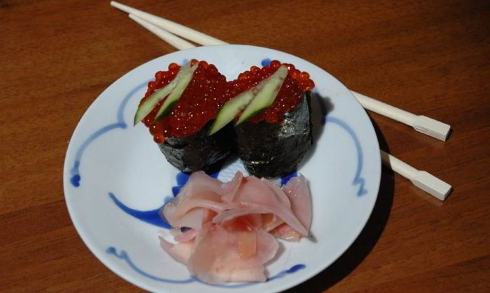 Рецепт суш-лодочек с икрой