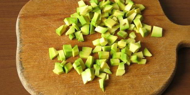 суши мини-торт с крабовыми палочками