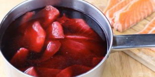 суши по-русски из красной рыбы