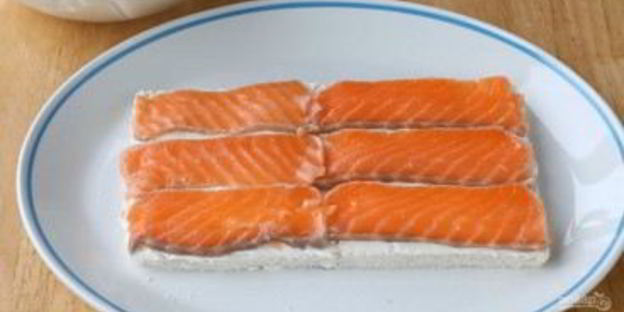 суши по-русски из красной рыбы