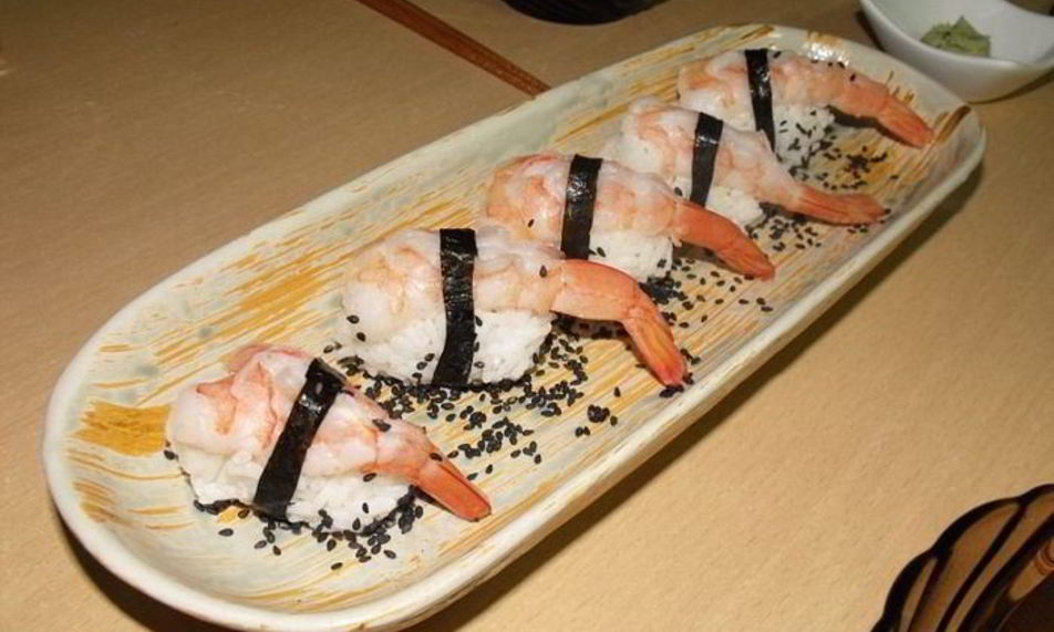 Рецепт суш с креветками