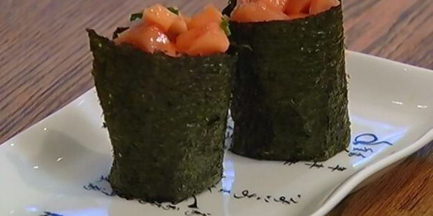 суши с папайей и медом