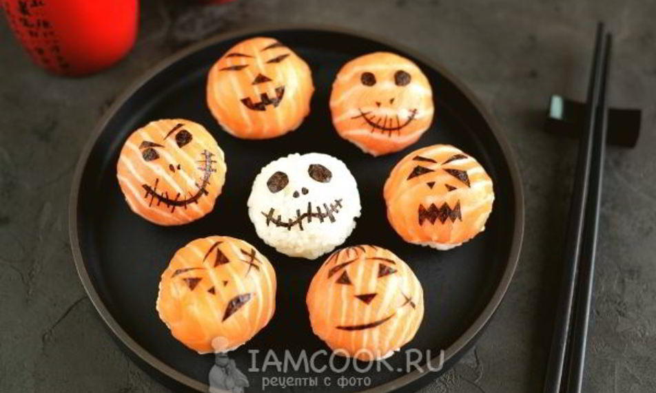 Рецепт суш темари ны хэллоуина