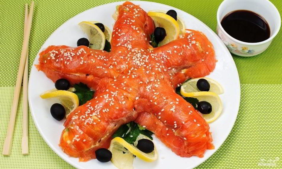 Рецепт суш-торта морская звезда