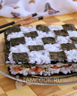 Суши торт закусочный