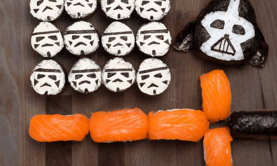 Рецепт суш в стиле звездных войн
