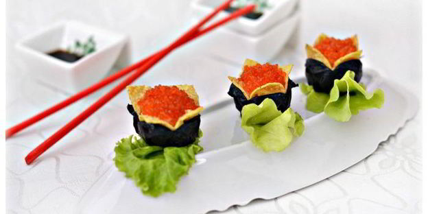 суши восточный цветок