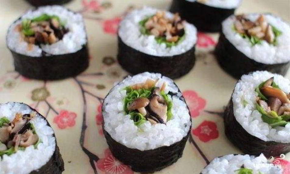 Рецепт вегетарианских суш