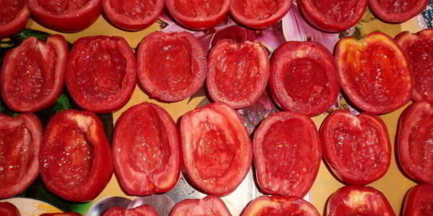 вяленые помидоры в электросушилке