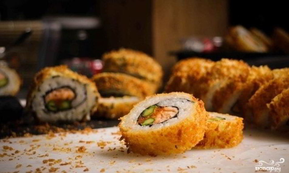 Рецепт запеченных суш