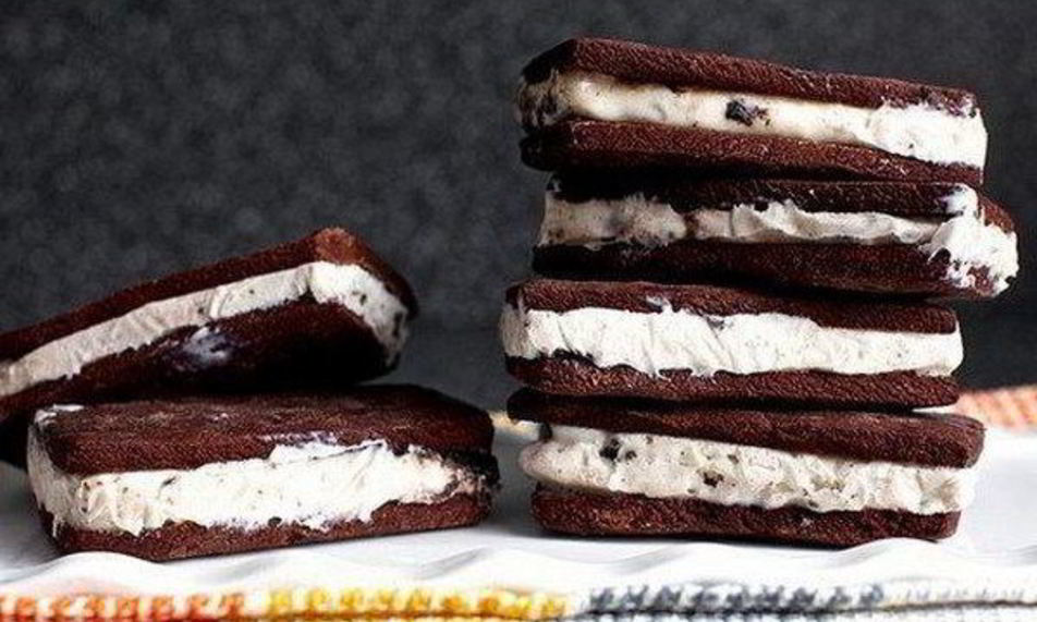 Рецепт шоколадного сэндвича с мороженым