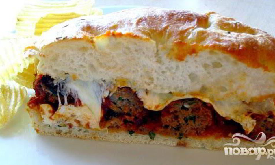 Рецепт сэндвича с фрикадельками