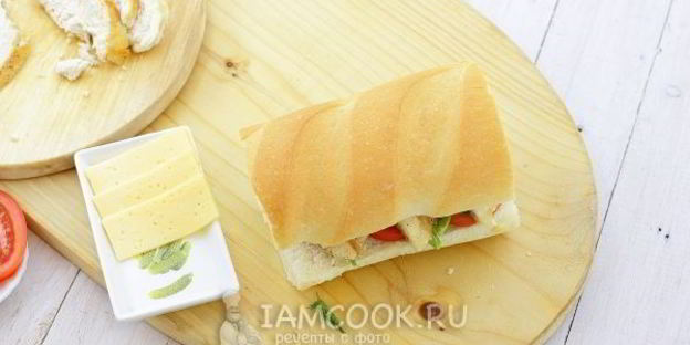 сэндвич с курицей
