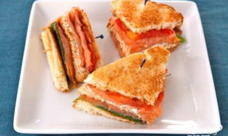 Рецепт сэндвича с семгой