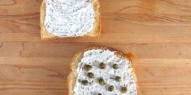 сэндвич с семгой