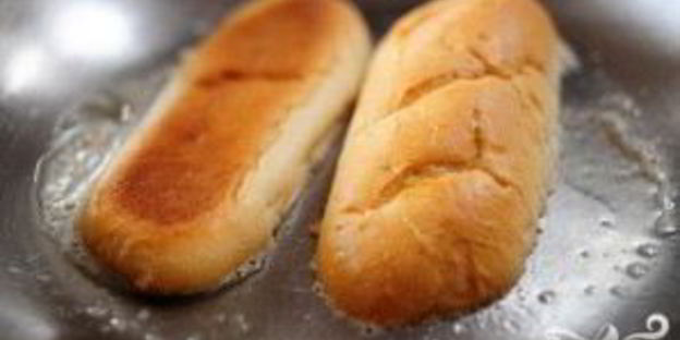 сэндвичи с говядиной, болгарским перцем и грибами