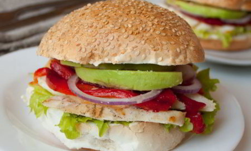 Рецепт сэндвичей с курицей и печеным перцем