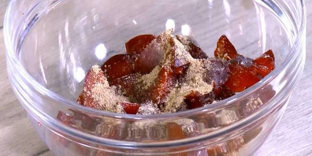 ароматные тарталетки со сливами