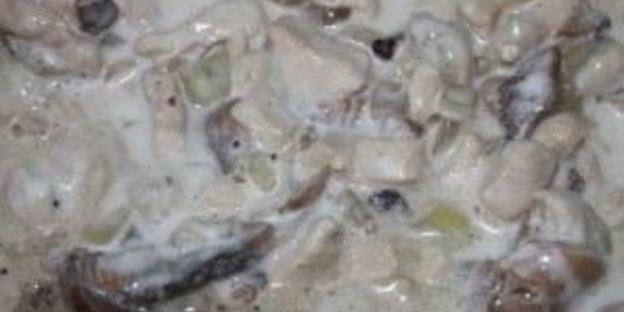 картофельные тарталетки с грибами