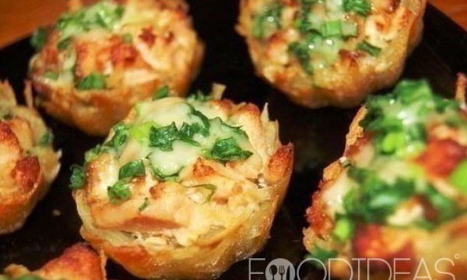 Рецепт картофельных тарталеток с курицей