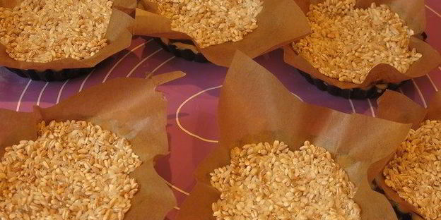 миндальные тарталетки с кремом из авокадо