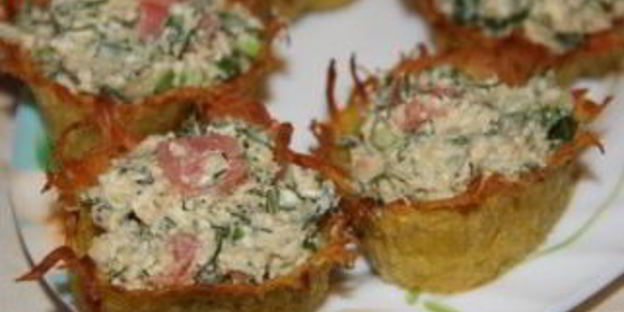 начинка для тарталеток с красной рыбой