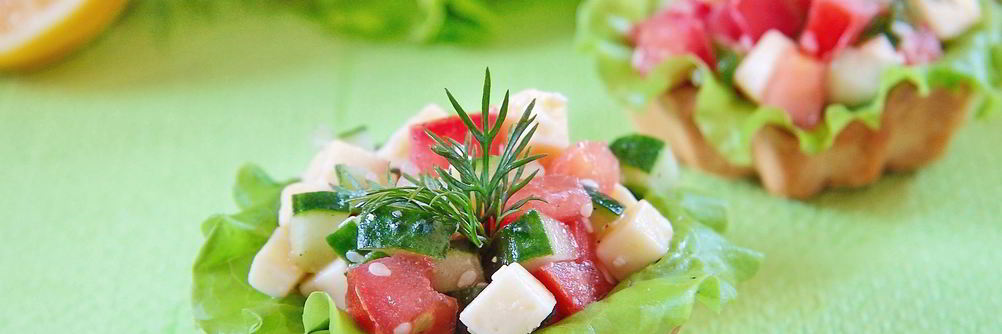 Овощные тарталетки