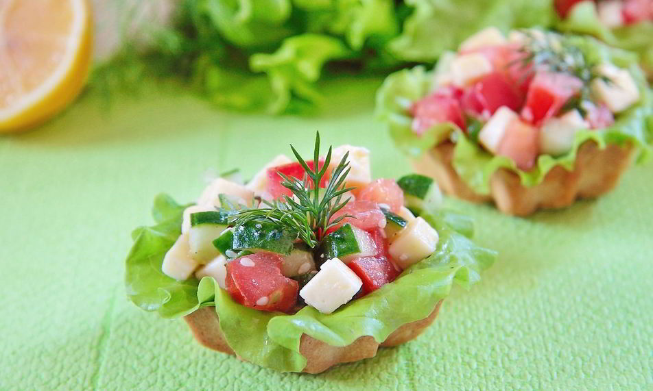 Рецепт овощных тарталеток