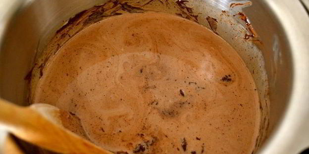 шоколадные тарталетки с клубникой