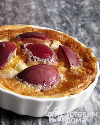 Сливовые тарталетки с марципаном