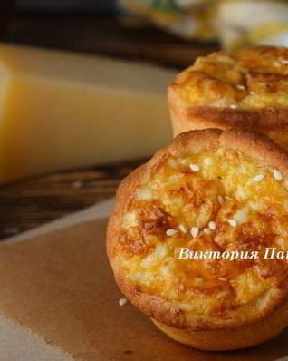 Сырные тарталетки с тунцом