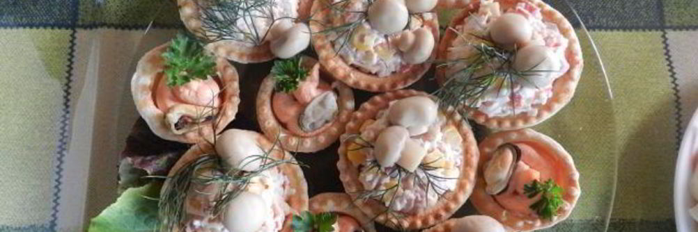 Тарталетки для фуршета