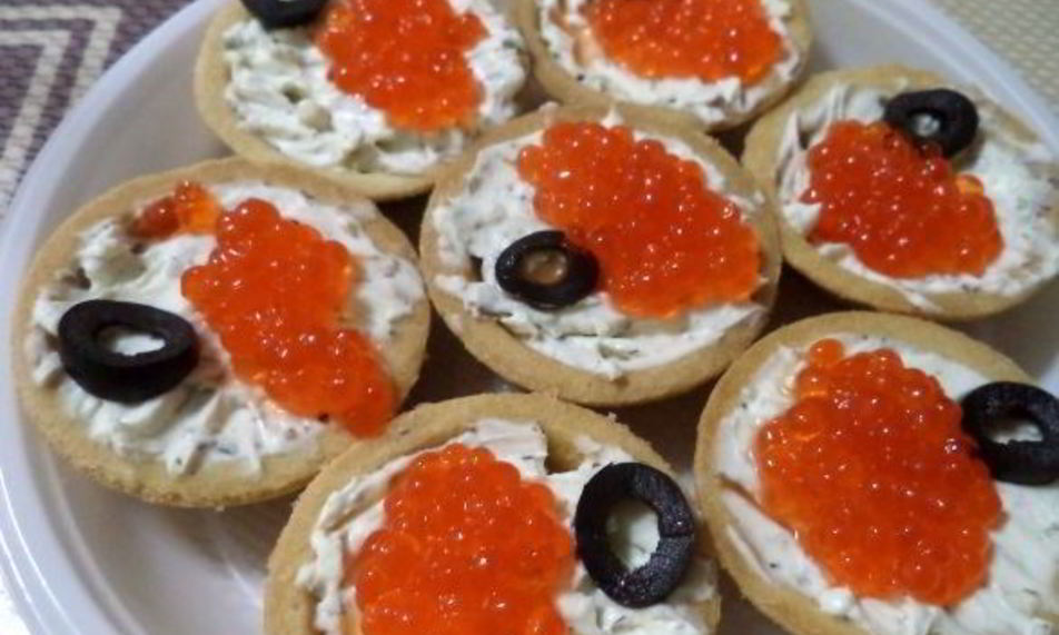 Рецепт тарталеток на праздничный стол