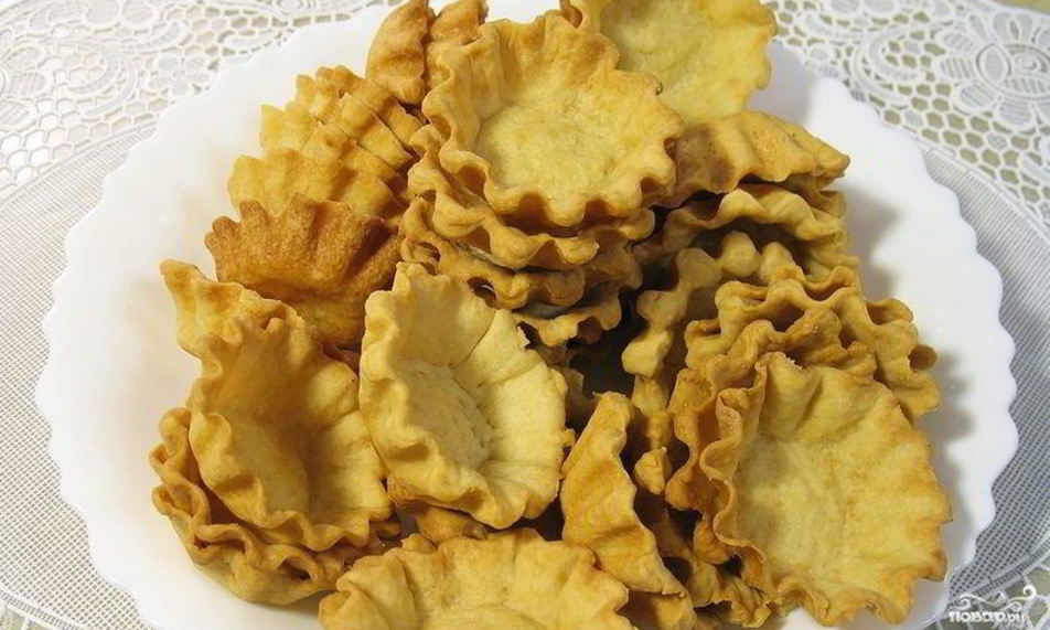 Рецепт тарталеток пустых