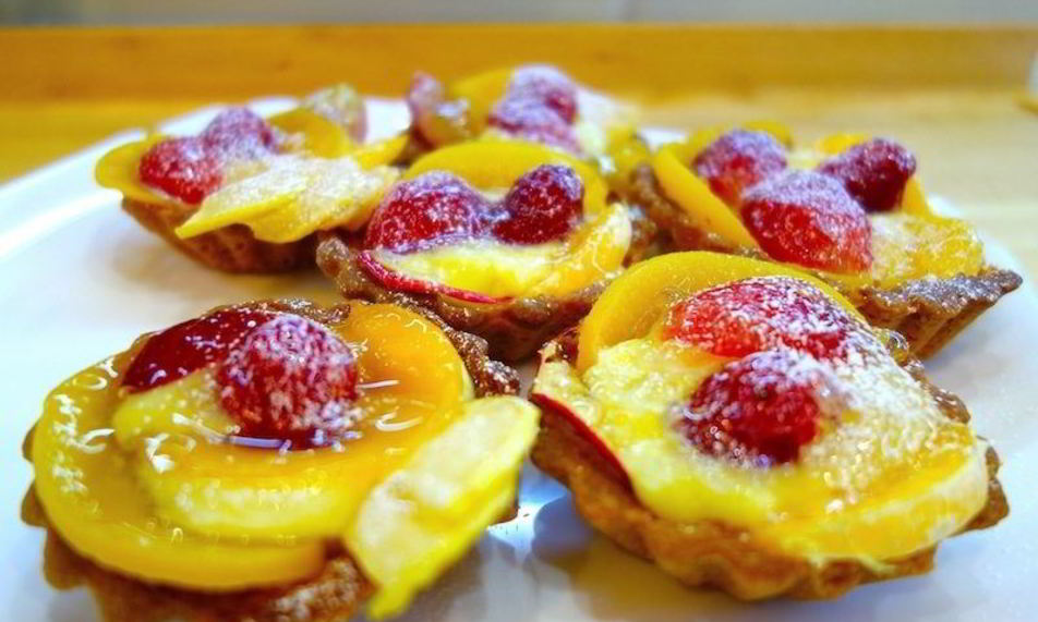 Рецепт тарталеток с фруктами в желе