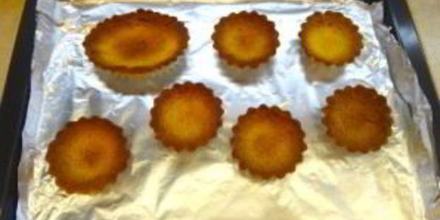 тарталетки с фруктами в желе