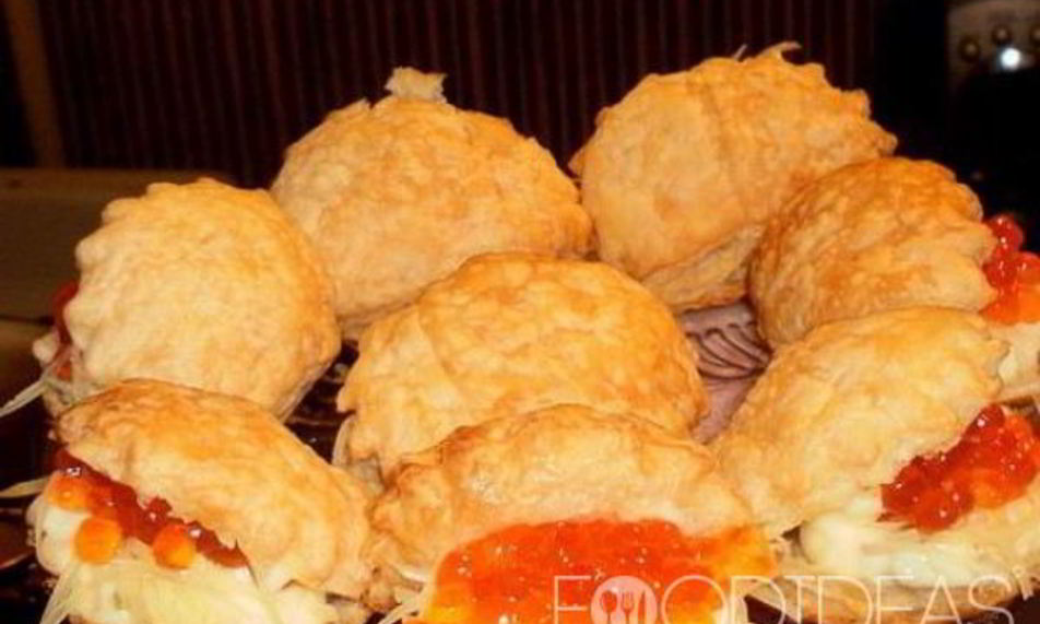 Рецепт тарталеток с икрой